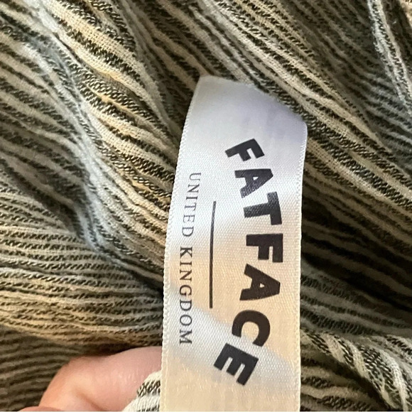 FATFACE Striped Sundress Beachy Tie Straps Size 2 Small‎ - Picture 8 of 9